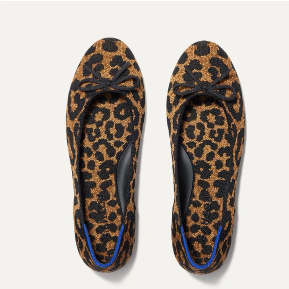 Rothy’s: The Ballet Flat in Leopard NWOT